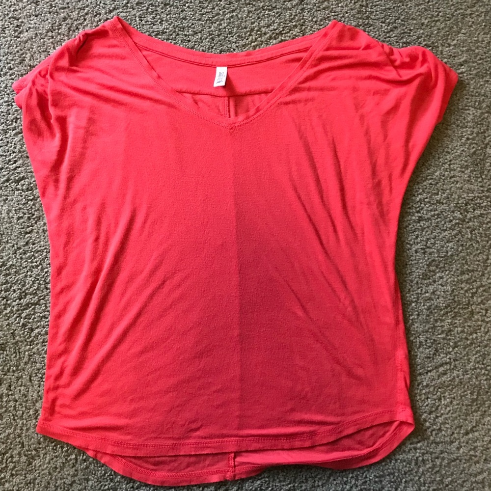 Victoria’s Secret coral T-shirt blouse